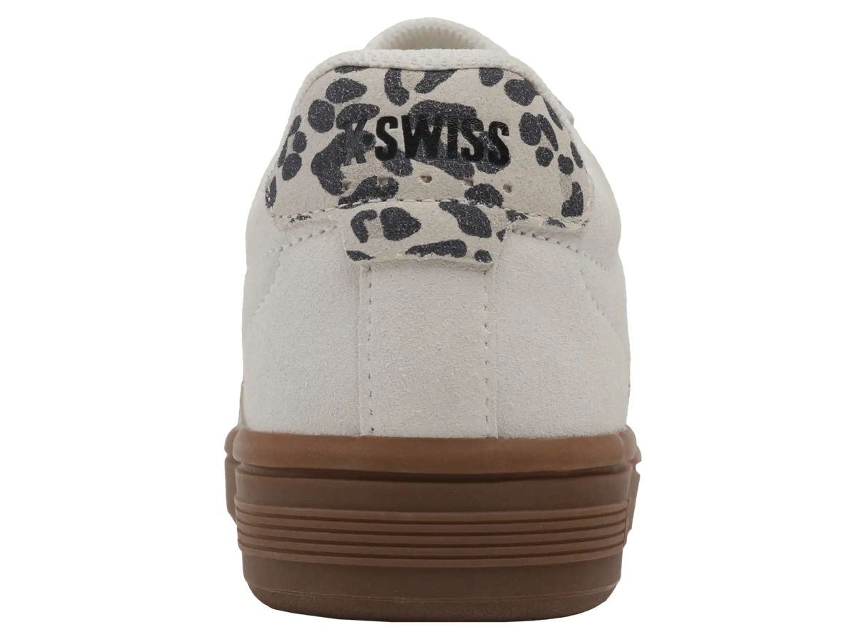 99492-148-M | COURT TIEBREAK II SDE | SNOW WHITE/LIGHT GRAY/LEOPARD/GUM