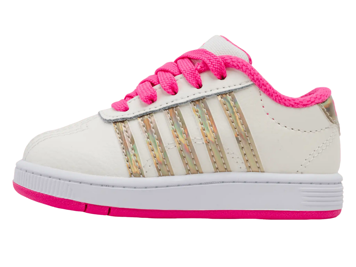 25612-174-M | CLASSIC PRO | SNOW WHITE/HOT PINK/IRIDESCENT