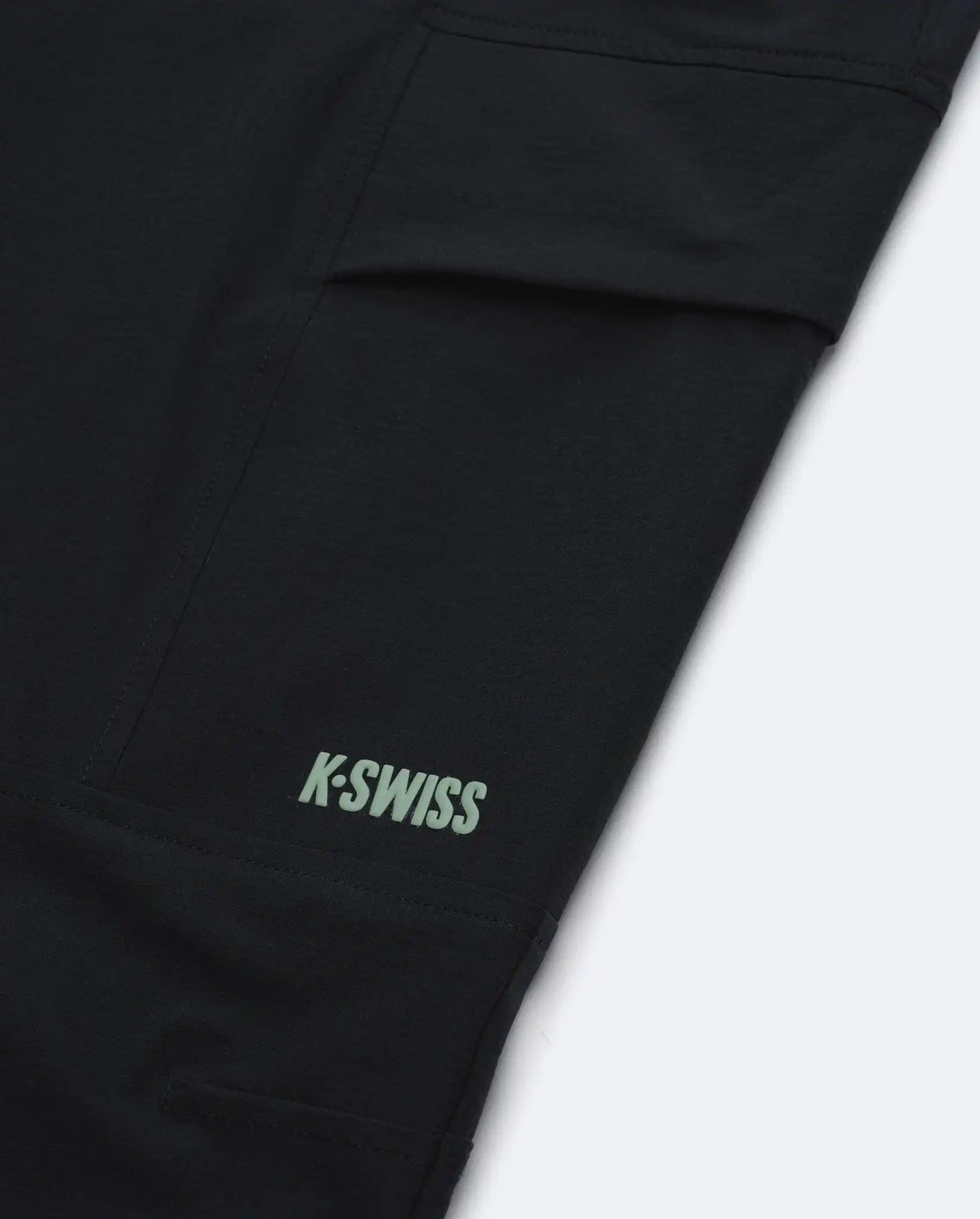 1013348-008 | K- SWISS X ANDREY RUBLEV MENS SUBTLE CHECKED PANTS | BLACK