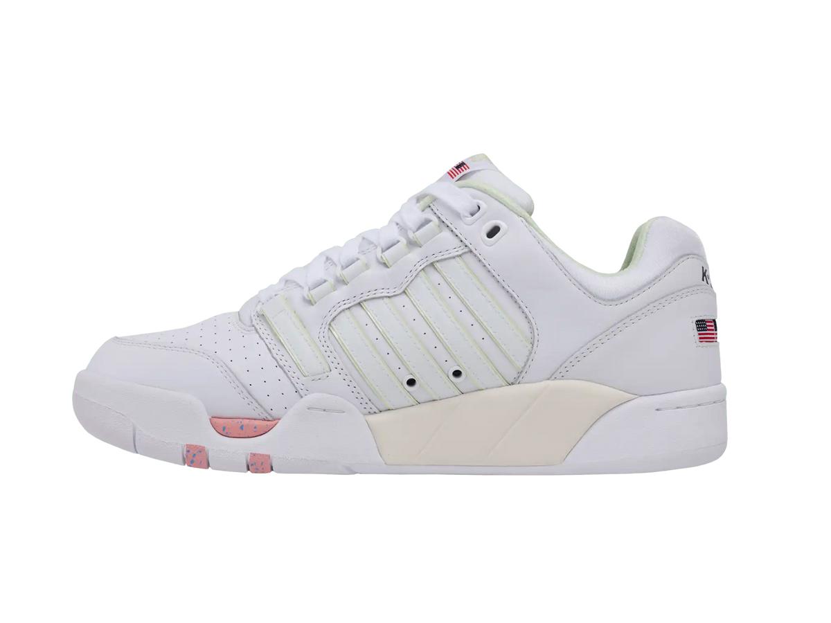 04731-173-M | SI-18 INTERNATIONAL C X BROCK | WHITE/PINK LEMONADE/TENNIS BALL/COURT/EGRET