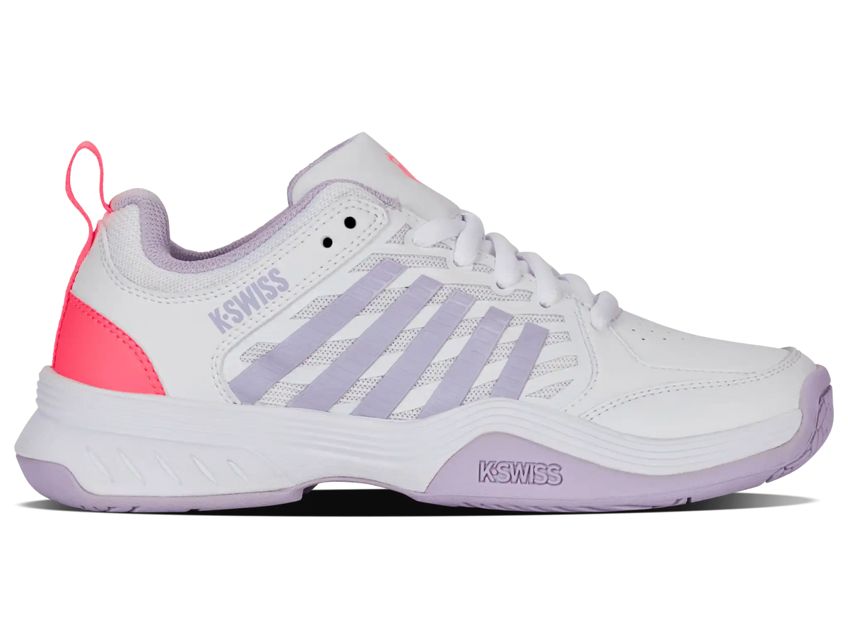 94428-182-M | COURT EXPRESS 2 | WHITE/ORCHID PETAL/NEON BLAZE