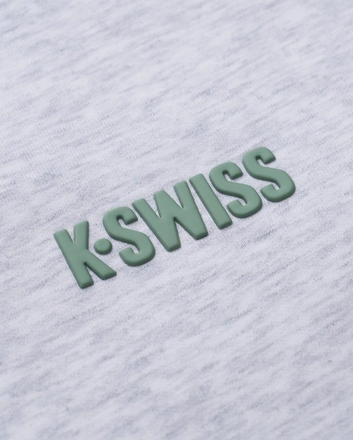 1713350-099 | K- SWISS X ANDREY RUBLEV UNISEX LOGO SWEATSHIRT | GREY