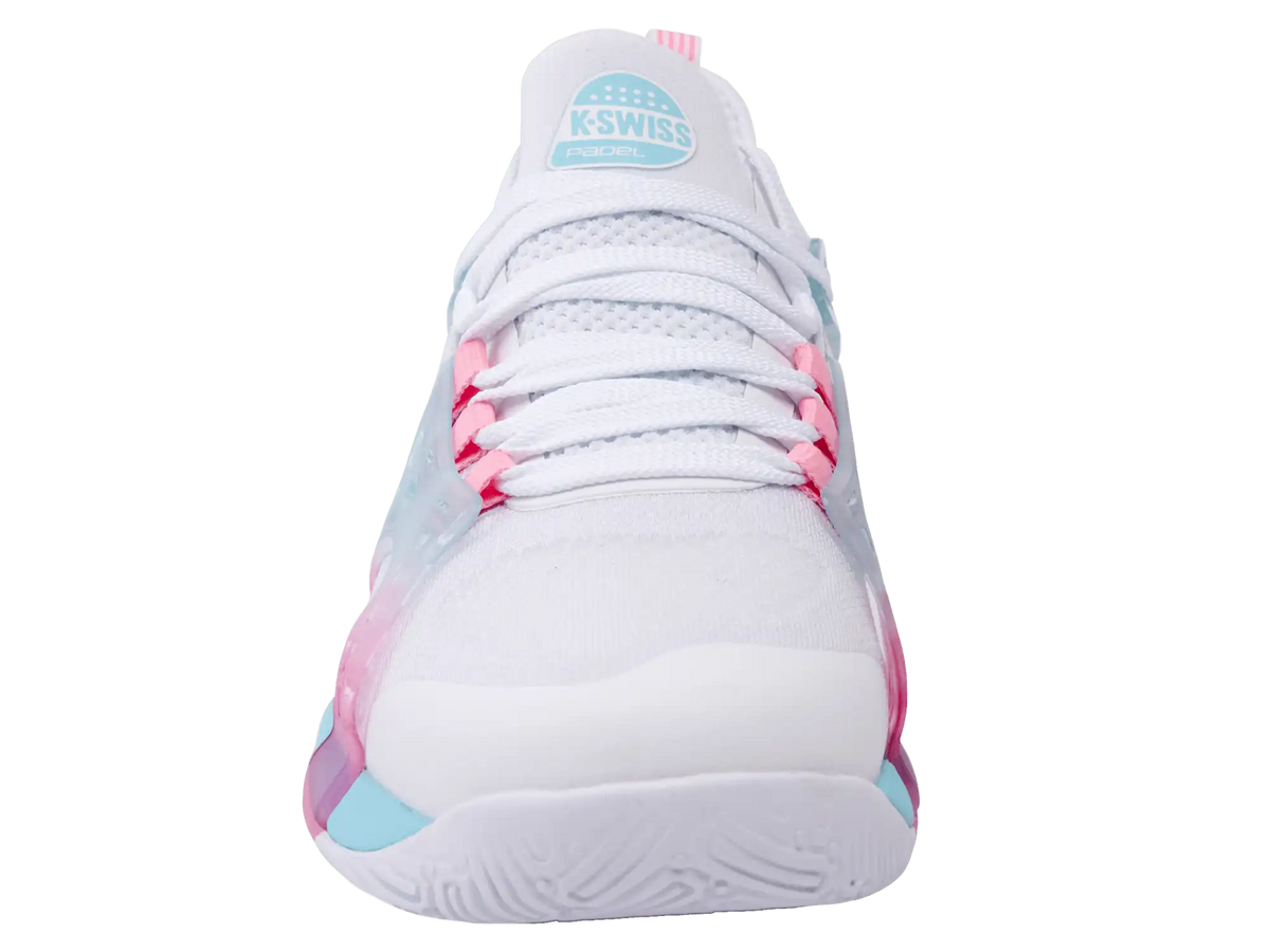 94597-146-M | K-FRAME PADEL | WHITE/SOFT NEON BLUE/NEON BUBLE GUM